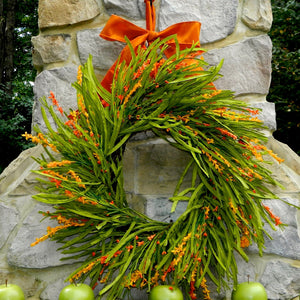 Green Forsythia Wreath