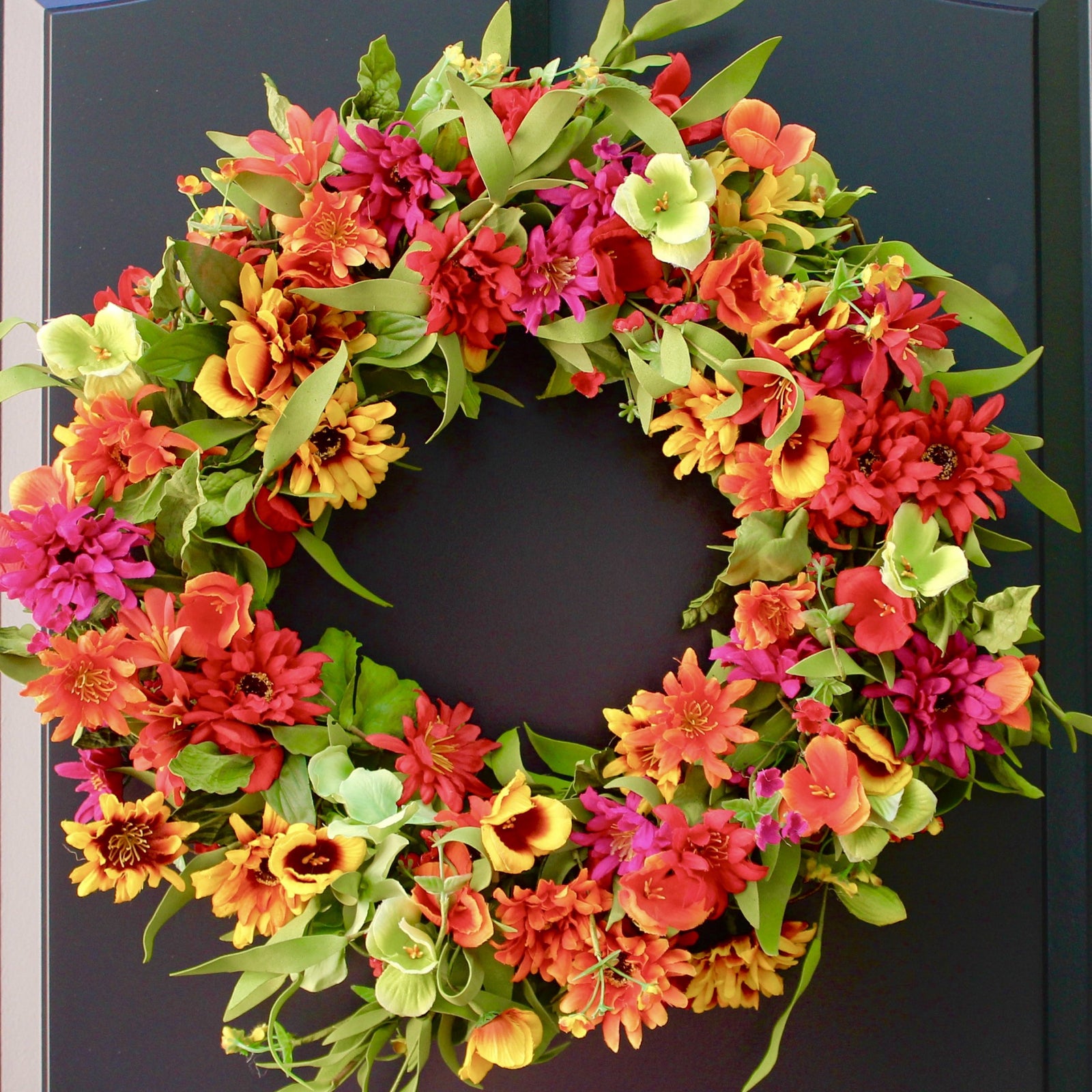 Bright Floral Wreath