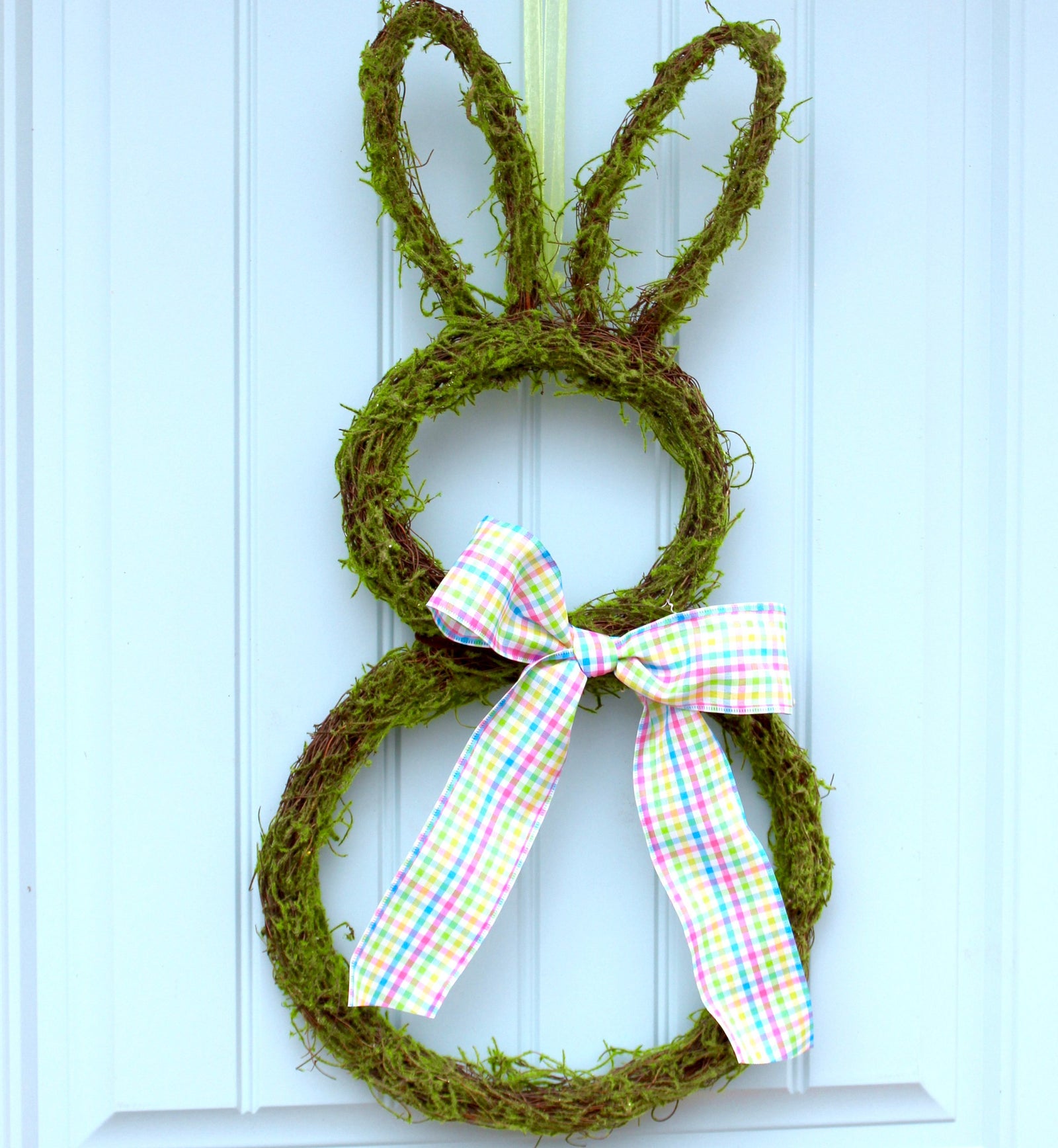 Moss Bunny Wreath