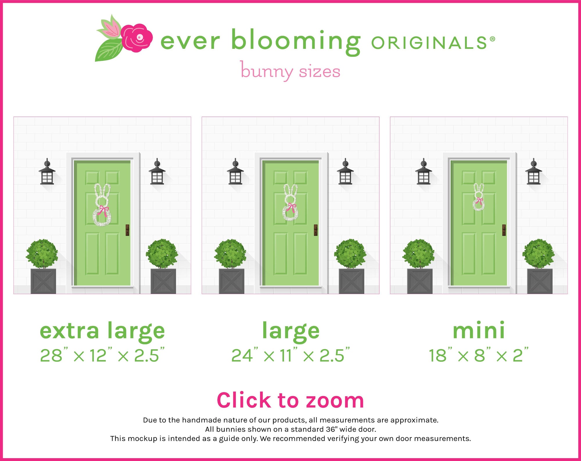 Pip Berry Bunny Wreath with Bow