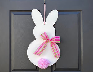 Pastel Bunny Door Hanger