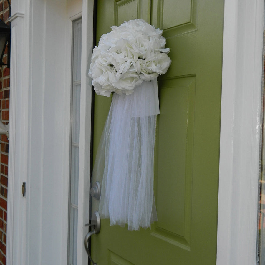 Bridal Wedding Veil Wreath Alternative