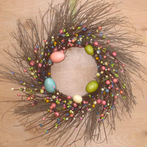 Primitive Easter Egg Wreath