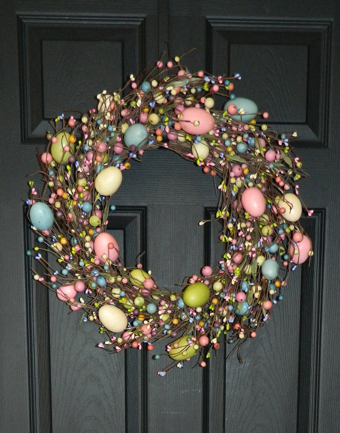 Rustic Easter Egg Wreath