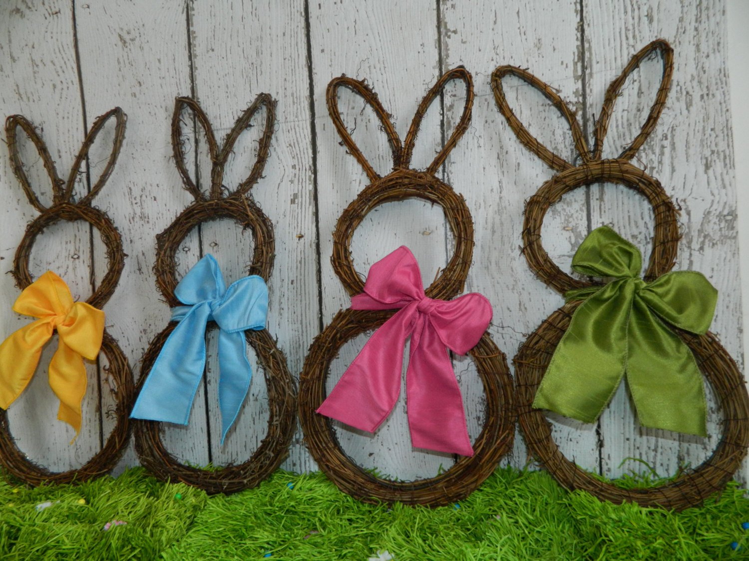 Grapevine Easter Bunny Wreath