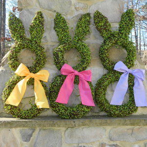 Moss Easter Bunny Wreath